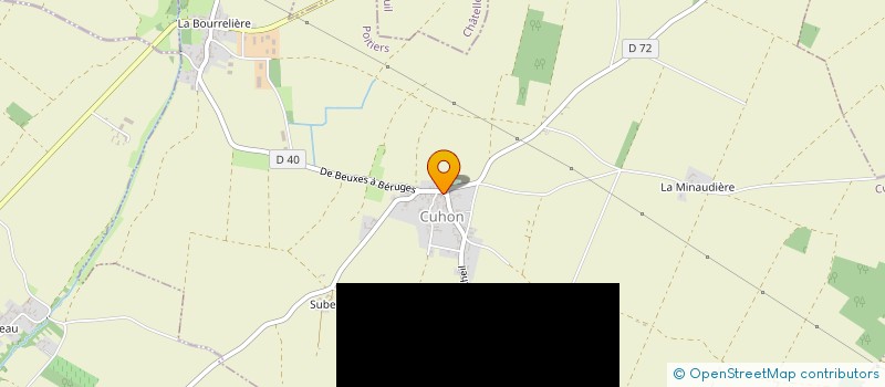 localisation de l'entreprise CUMA DE LIGNIERS VERRINES  CHOUPPES