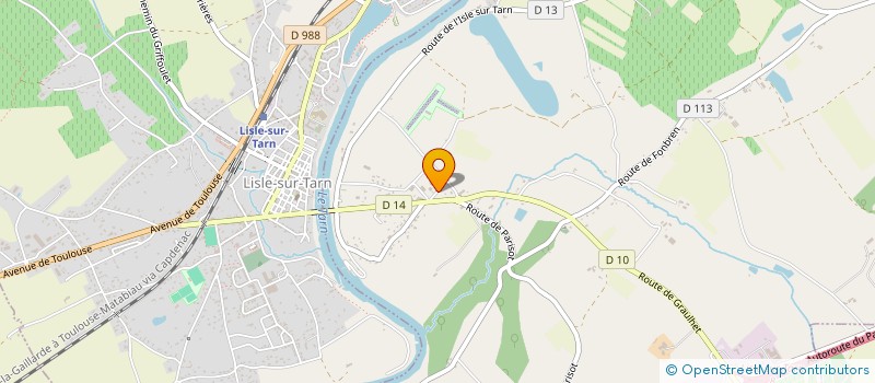 localisation de l'entreprise CUMA DE LISLE SUR TARN  MONTANS