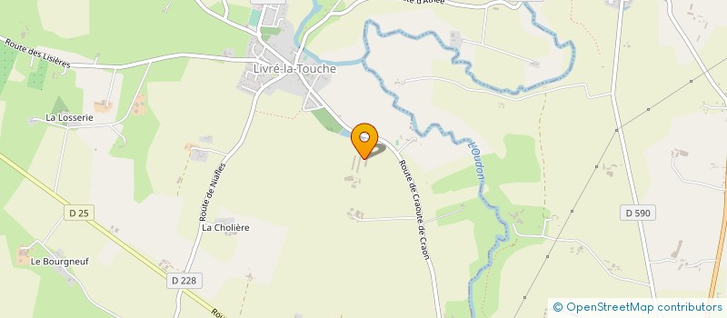 localisation de l'entreprise CUMA DE LIVRE à LIVRE LA TOUCHE