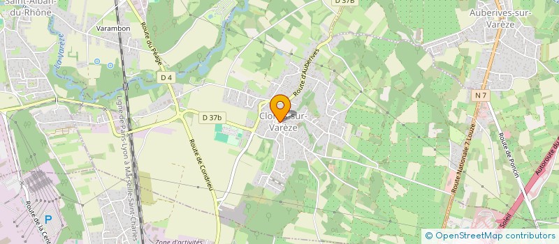 localisation de l'entreprise CUMA DE LOUZE  CLONAS-SUR-VAREZE