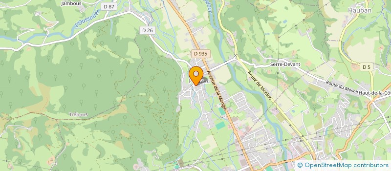 localisation de l'entreprise CUMA DE LUZ à ARGELES-BAGNERES