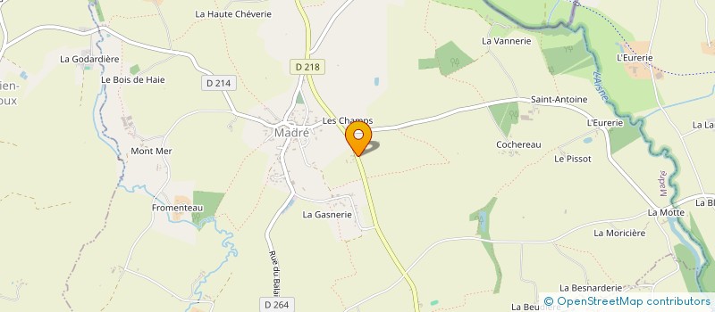 localisation de l'entreprise CUMA DE MADRE  MADRE