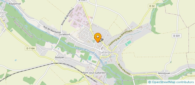 localisation de l'entreprise CUMA DE MAINTENON à GALLARDON