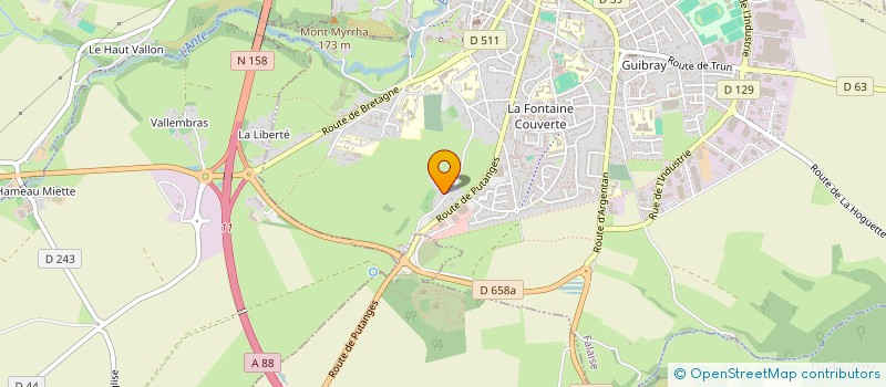 localisation de l'entreprise CUMA DE MARTIGNY  MARTIGNY SUR L'ANTE