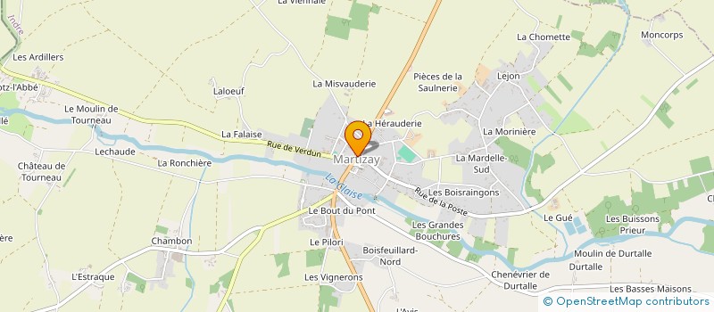 localisation de l'entreprise CUMA DE MARTIZAY  MARTIZAY