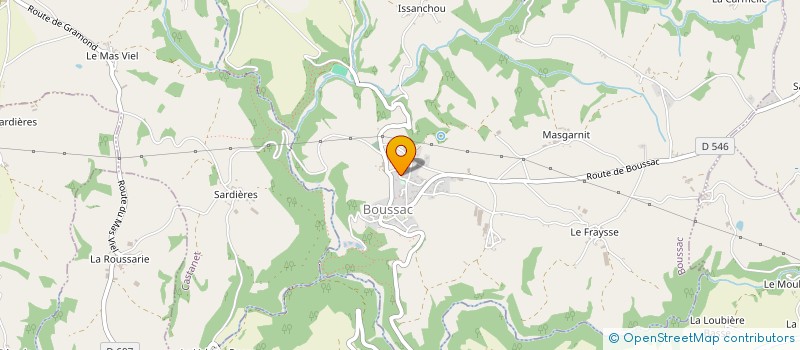 localisation de l'entreprise CUMA DE MILLAC TOIZAC  MOYRAZES