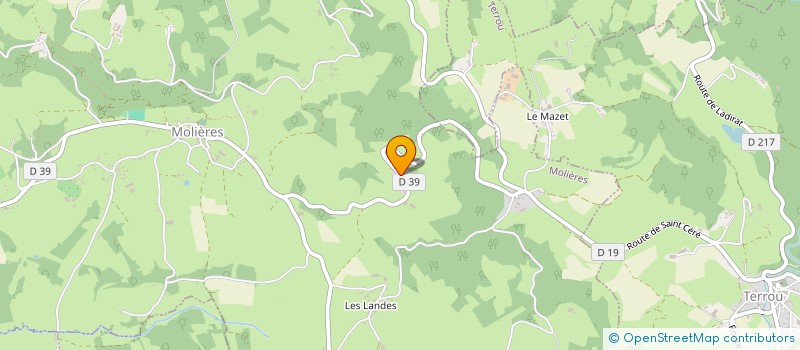 localisation de l'entreprise CUMA DE MOLIERE  MOLIERES