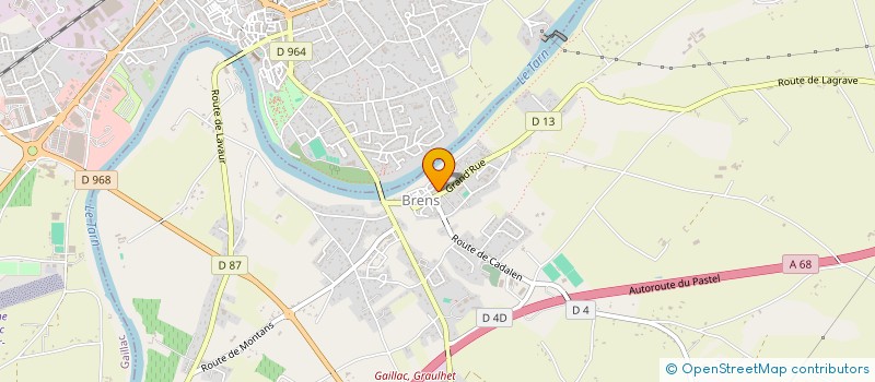 localisation de l'entreprise CUMA DE MONTANS  MONTANS
