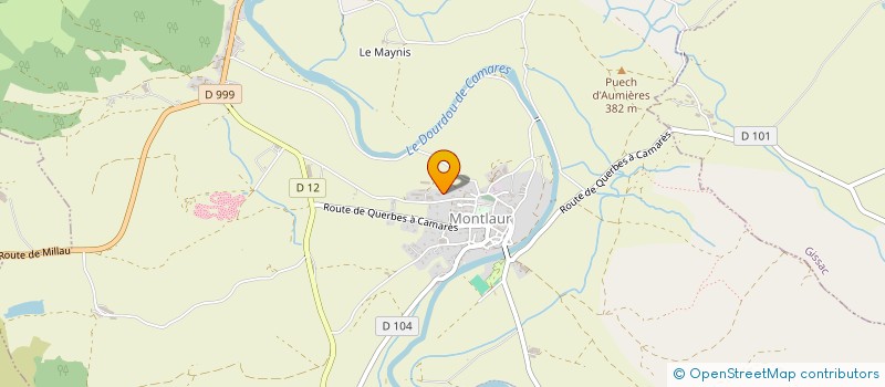 localisation de l'entreprise CUMA DE MONTLAUR  MONTLAUR