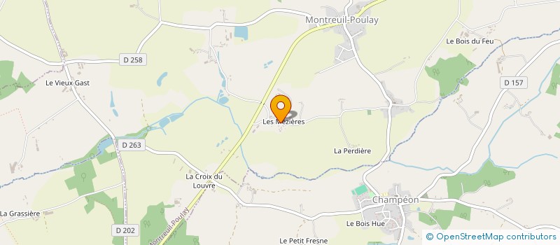 localisation de l'entreprise CUMA DE MONTREUIL à MONTREUIL-POULAY