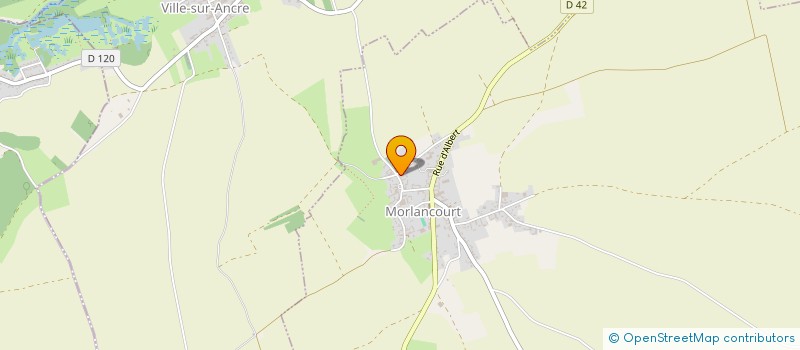 localisation de l'entreprise CUMA DE MORLANCOURT  SUZANNE