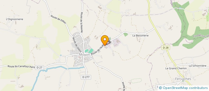 localisation de l'entreprise CUMA DE MOYON  MOYON VILLAGES