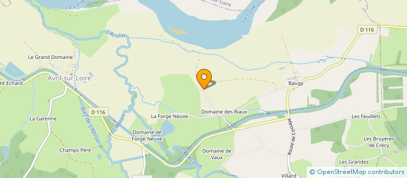localisation de l'entreprise CUMA DE MUSSY à AVRIL-SUR-LOIRE