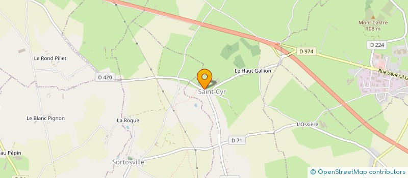 localisation de l'entreprise CUMA DE NANTEUIL  SAINT-MARCOUF