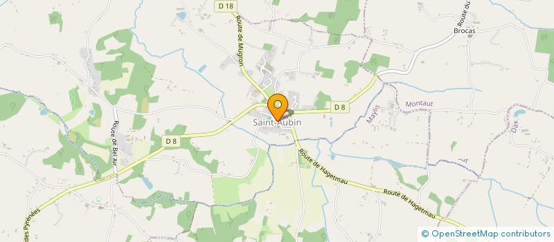 localisation de l'entreprise CUMA DE NERBIS  NERBIS