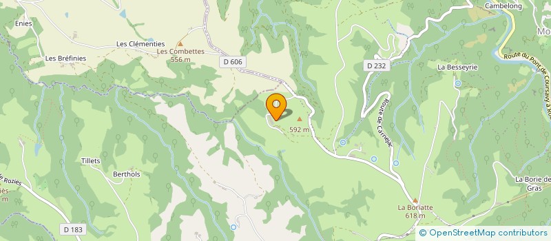 localisation de l'entreprise CUMA DE NOAILHAC à CONQUES-EN-ROUERGUE