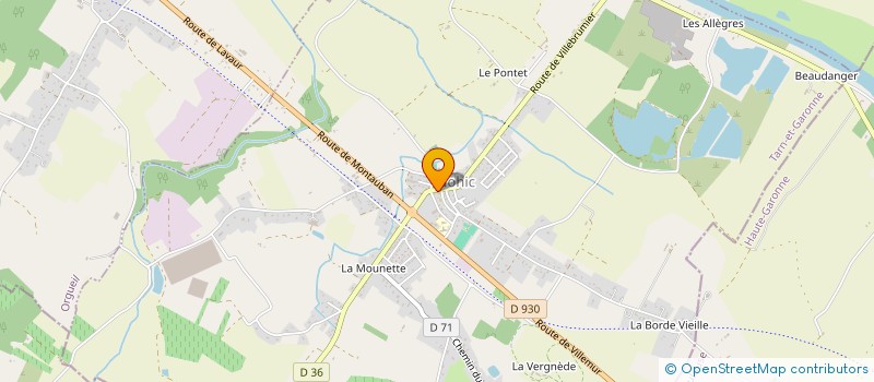 localisation de l'entreprise CUMA DE NOHIC  NOHIC