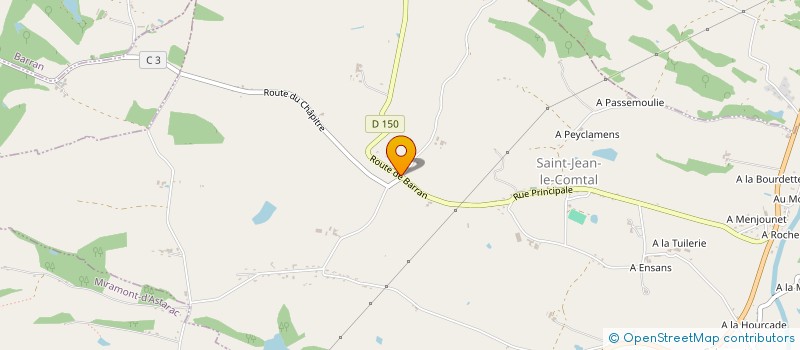 localisation de l'entreprise CUMA DE PEYROUCAP  SAINT-JEAN-LE-COMTAL