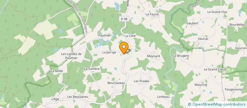 localisation de l'entreprise CUMA DE PEYROUSE  SAINT-MARTIN-DE-FRESSENGEAS