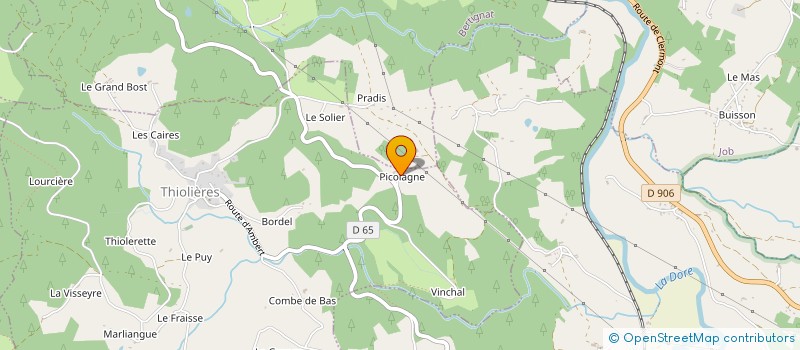 localisation de l'entreprise CUMA DE PICOLAGNE  THIOLIERES