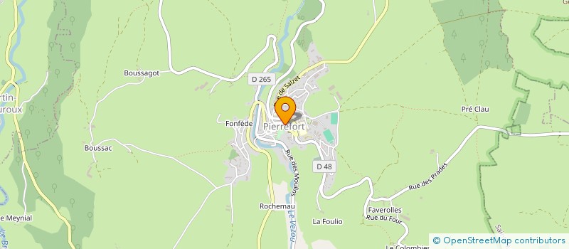 localisation de l'entreprise CUMA DE PIERREFORT à PIERREFORT
