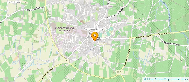 localisation de l'entreprise CUMA DE POMME D'AMOUR à CAMARET-SUR-AIGUES