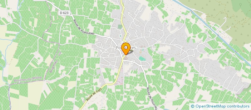 localisation de l'entreprise CUMA DE POURRIERES  POURRIERES