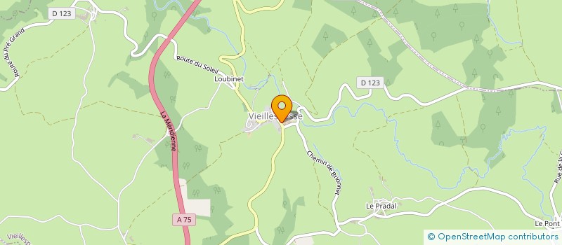 localisation de l'entreprise CUMA DE PRADAL à VIEILLESPESSE