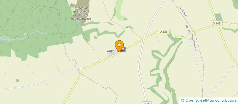 localisation de l'entreprise CUMA DE QUENNEVIERES  MOULIN-SOUS-TOUVENT