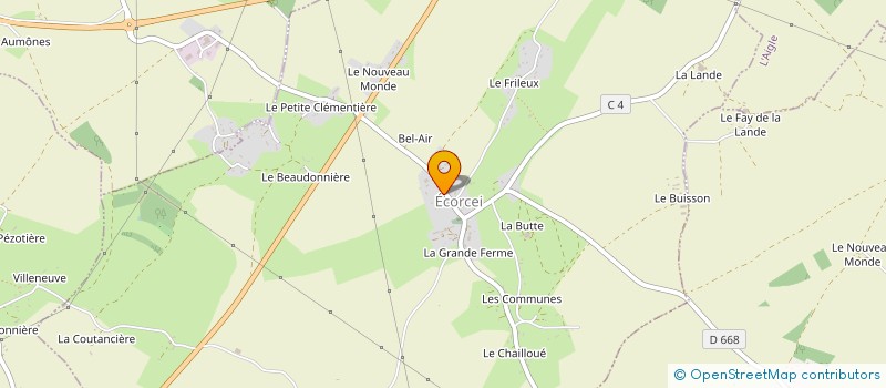 localisation de l'entreprise CUMA DE RAI à ECORCEI