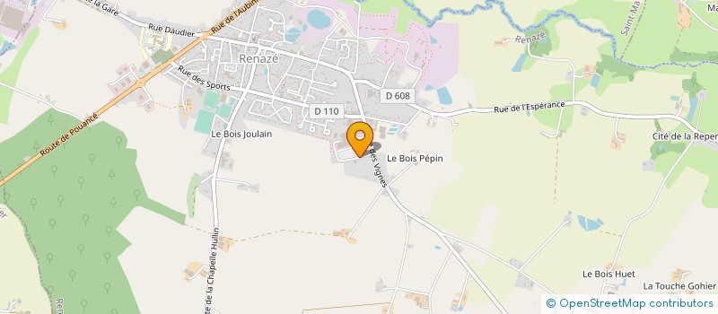 localisation de l'entreprise CUMA DE RENAZE  RENAZE