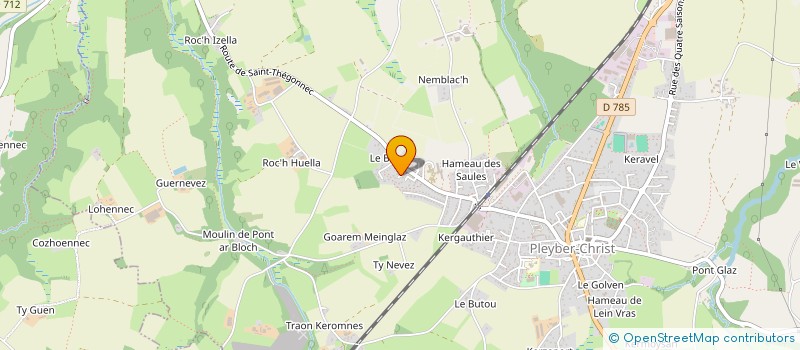 localisation de l'entreprise CUMA DE RESLOUET à SAINT-THEGONNEC LOC-EGUINER