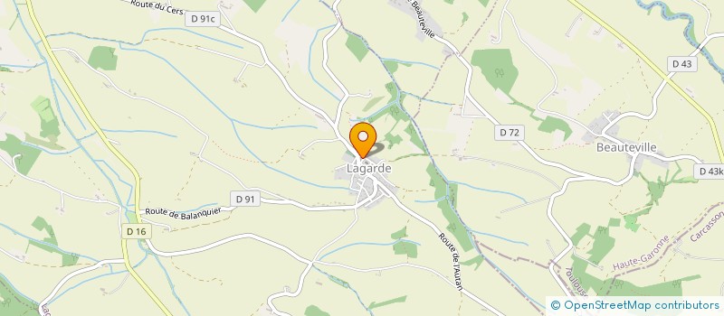 localisation de l'entreprise CUMA DE RIEUMAJOU  RIEUMAJOU