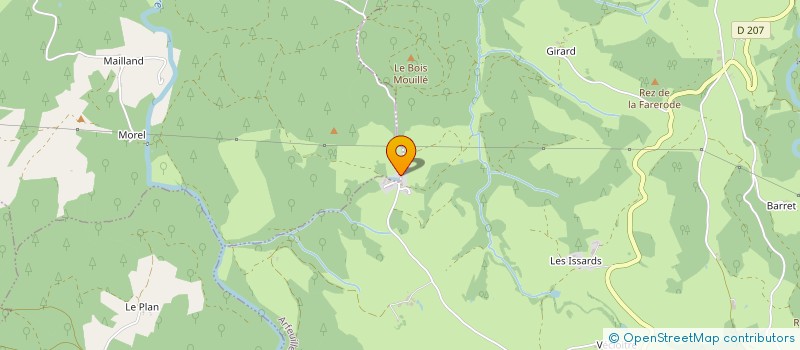 localisation de l'entreprise CUMA DE RIS  LE BREUIL