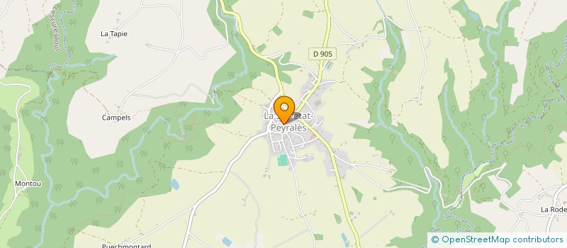 localisation de l'entreprise CUMA DE ROMETTE  LA SALVETAT-PEYRALES