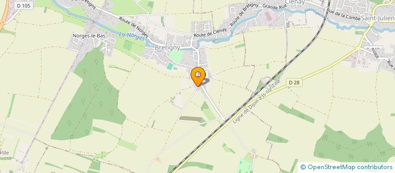 localisation de l'entreprise CUMA DE ROUGEMONT  MARSANNAY-LE-BOIS