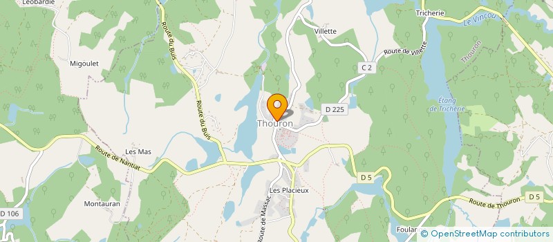 localisation de l'entreprise CUMA DE ROUSSAC à SAINT-PARDOUX-LE-LAC