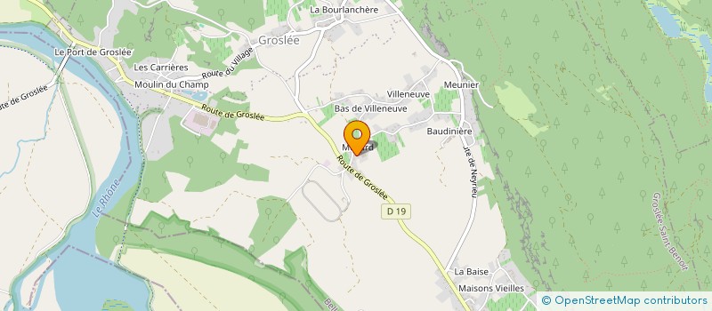 localisation de l'entreprise CUMA DE SAINT BENOIT LE FAROU à GROSLEE-SAINT-BENOIT