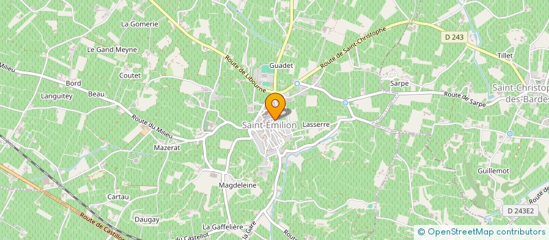 localisation de l'entreprise CUMA DE SAINT CHRISTOPHE DES BARDES  SAINT-CHRISTOPHE-DES-BARDES