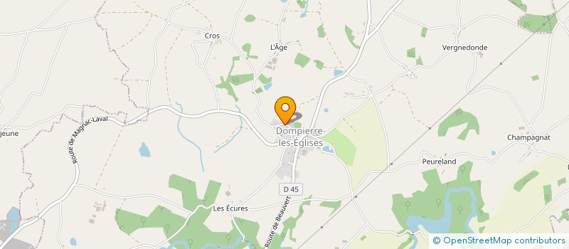 localisation de l'entreprise CUMA DE SAINT-LEGER-MAGNAZEIX à SAINT-LEGER-MAGNAZEIX
