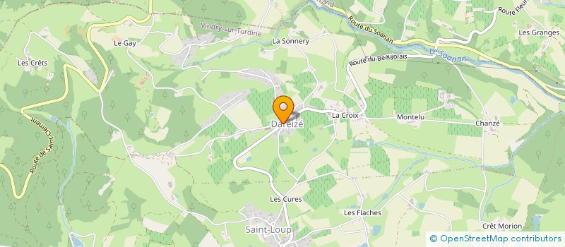 localisation de l'entreprise CUMA DE SAINT LOUP à VINDRY-SUR-TURDINE