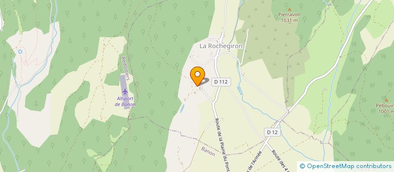 localisation de l'entreprise CUMA DE SAINT PANCRACE à LA ROCHEGIRON