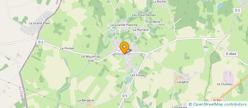 localisation de l'entreprise CUMA DE SAINT-PIERRE à LOURDOUEIX-SAINT-PIERRE