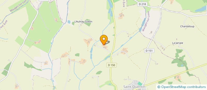 localisation de l'entreprise CUMA DE SAINT QUENTIN EN MAUGES à MONTREVAULT-SUR-EVRE