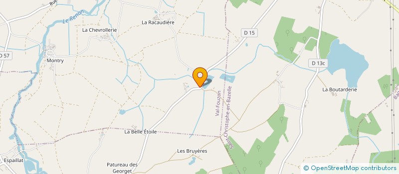 localisation de l'entreprise CUMA DE SAINT ROCH à CHABRIS