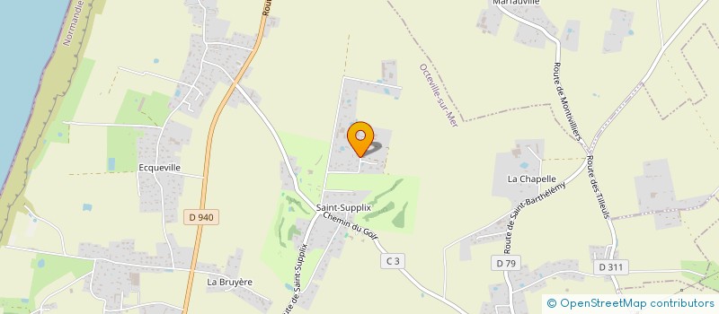 localisation de l'entreprise CUMA DE SAINT SUPPLIX  OCTEVILLE-SUR-MER