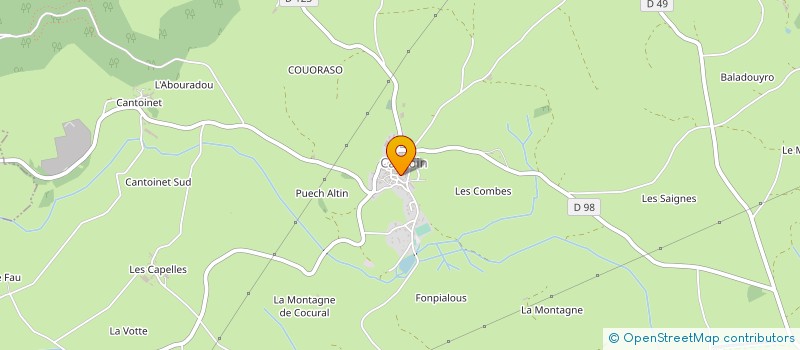 localisation de l'entreprise CUMA DE SAINTE GENEVIEVE à ARGENCES EN AUBRAC