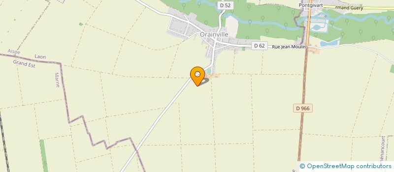 localisation de l'entreprise CUMA DE SAPIGNEUL  VARISCOURT