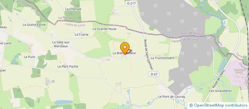 localisation de l'entreprise CUMA DE SECHAGE DE LA CROIX à VILLIERS-AU-BOUIN