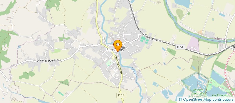 localisation de l'entreprise CUMA DE SEMALENS  SEMALENS